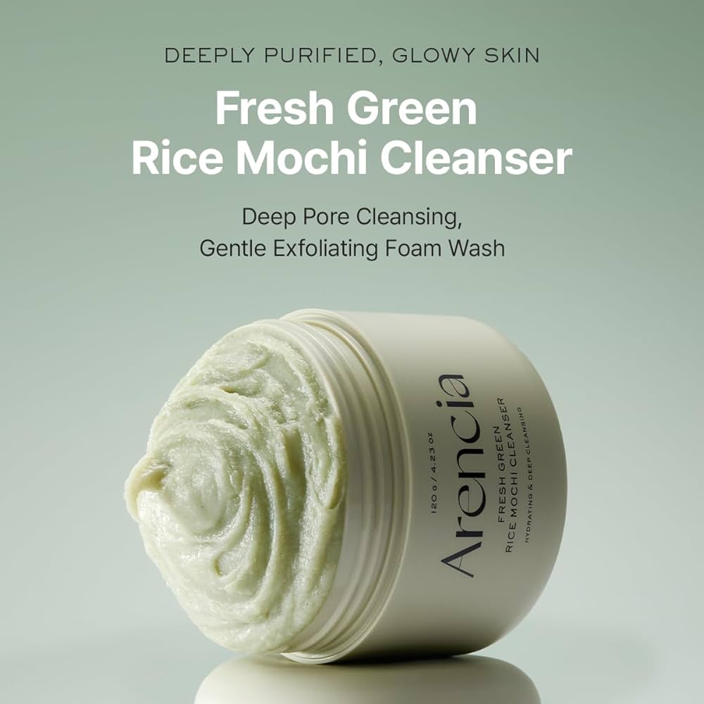 Fresh Green Rice Mochi Cleanser Arencia