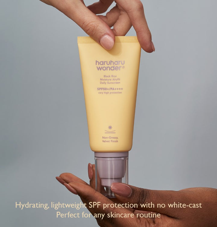 Black Rice Moisture Airyfit Daily Sunscreen Haruharu Wonder