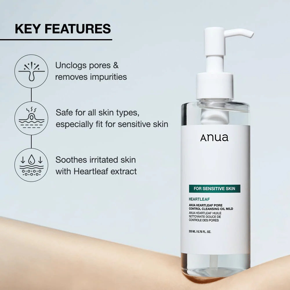 Heartleaf Pore Control Cleansing Oil Anua