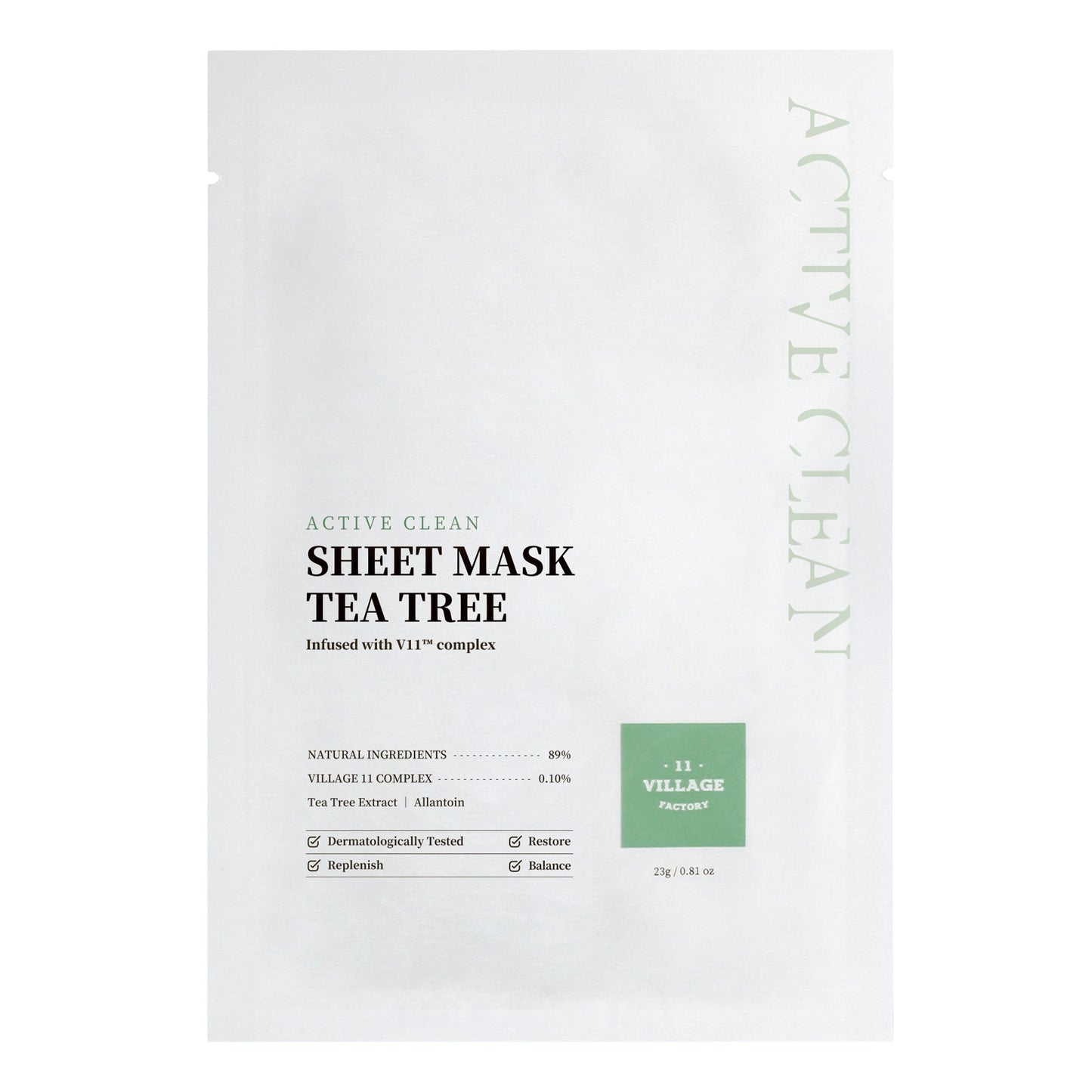 Active Clean Sheet Mask Tea Tree