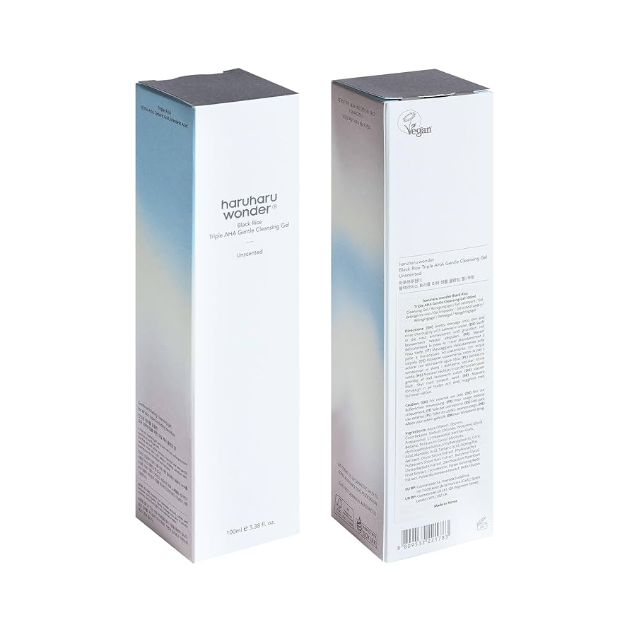 BLACK RICETRIPLE AHA GENTLE CLEANSING GEL