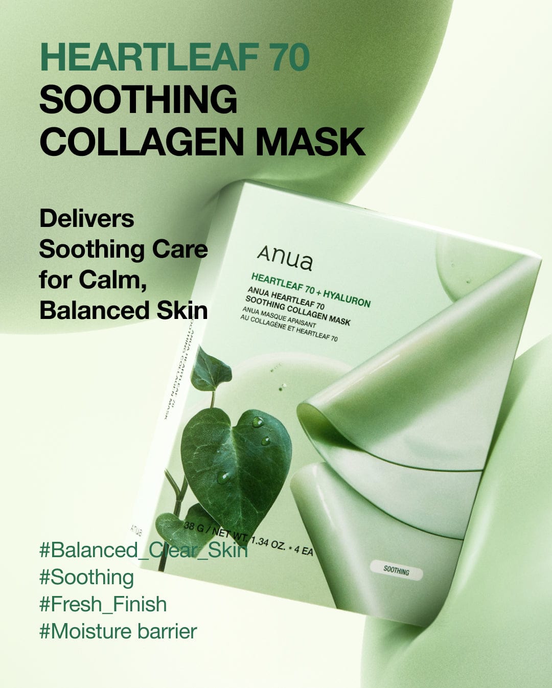 Heartleaf 70 Soothing Collagen Mask