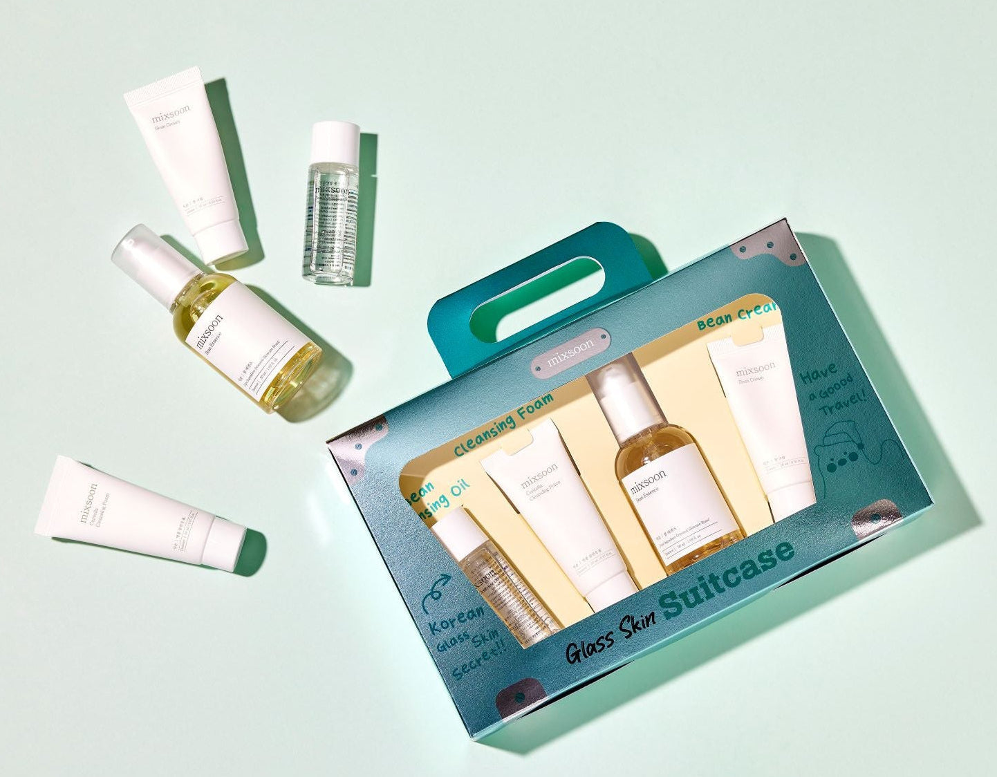 Glass skin Suit Case Mixsoon