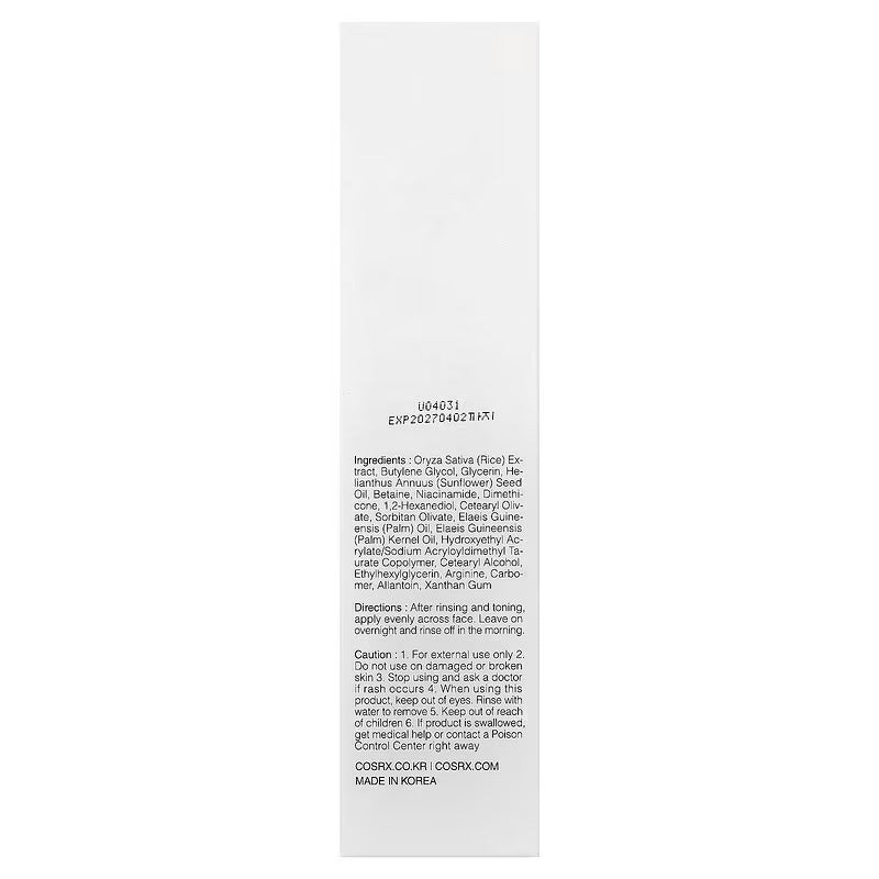 Jumbo Ultimate Nourishing Rice Overnight Mask