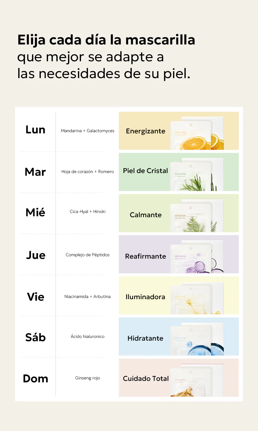 Mixsoon Daily Mask Friday