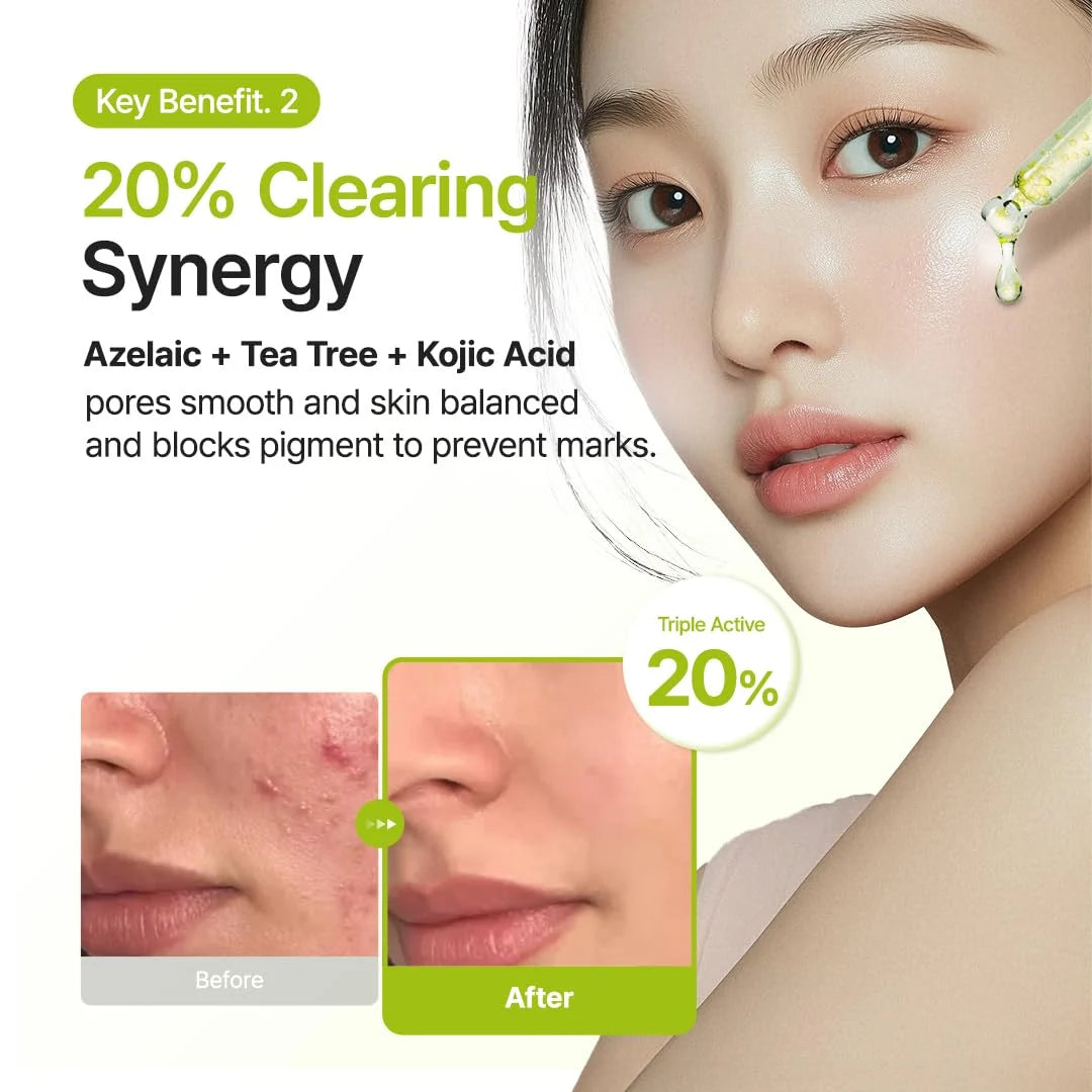 Azelaic Acid 10 Kojic Tea Tree Serum Purito