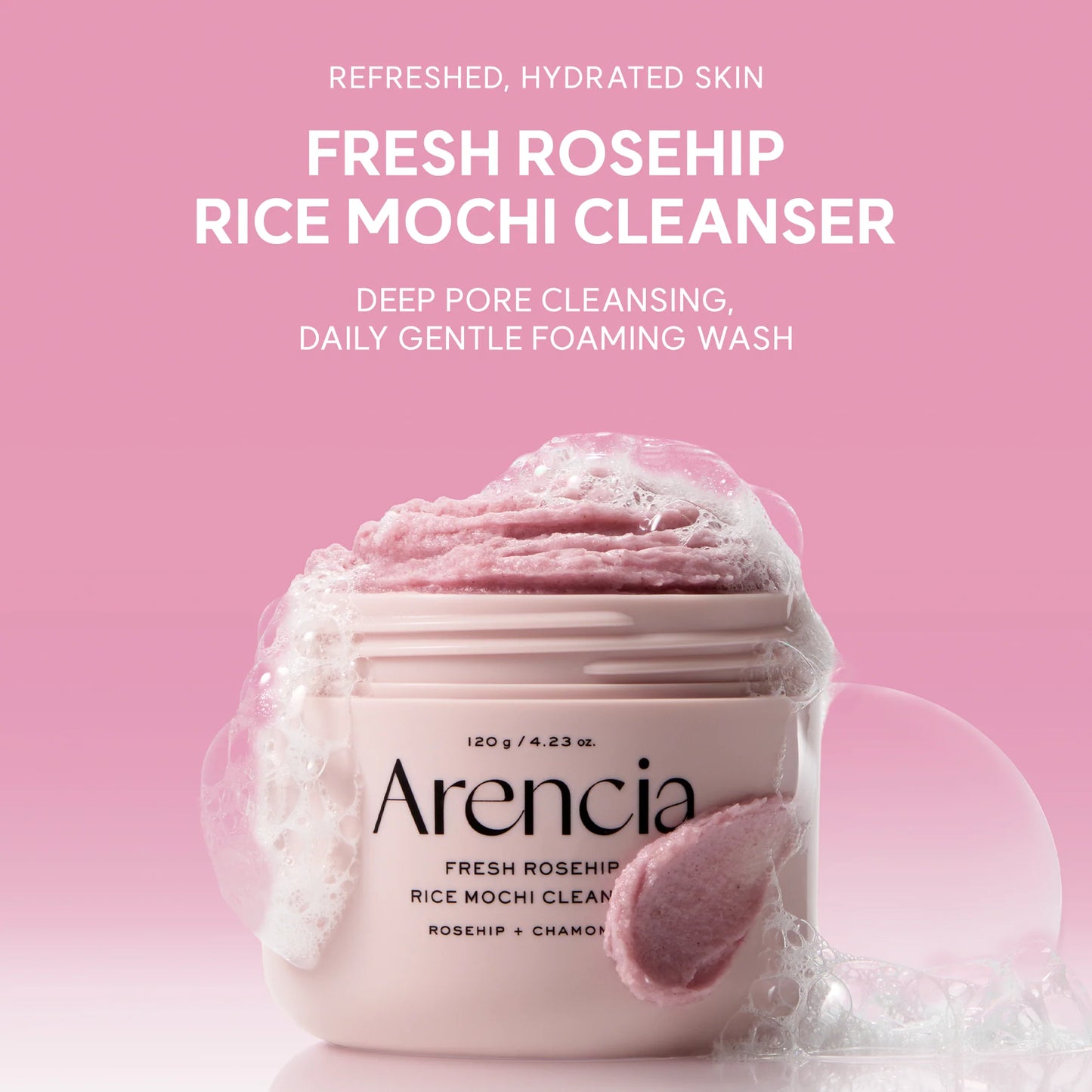 Fresh Rosehip Rice Mochi Cleanser Arencia
