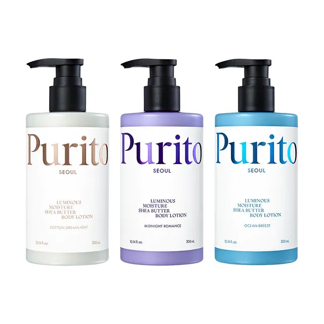 Luminous Moisture Shea Butter Body Lotion Ocean Breeze Purito Seoul