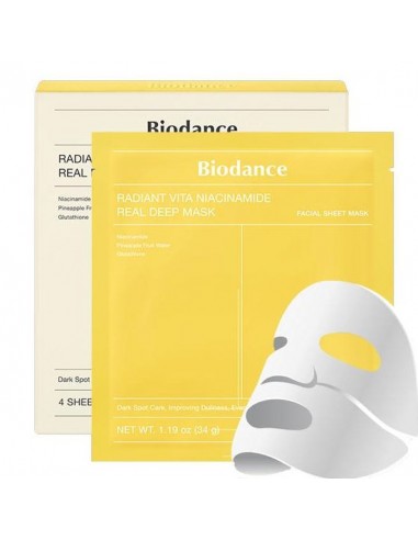 Radiant Vita Niacinamide Real Deep Mask Biodance