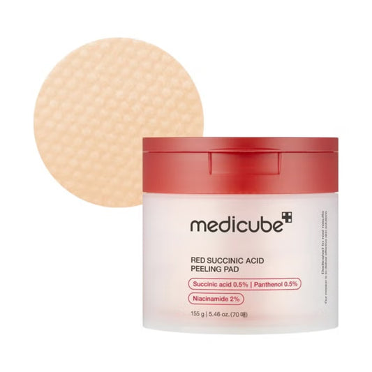 Red Succinic Acid Panthenol Pads Medicube