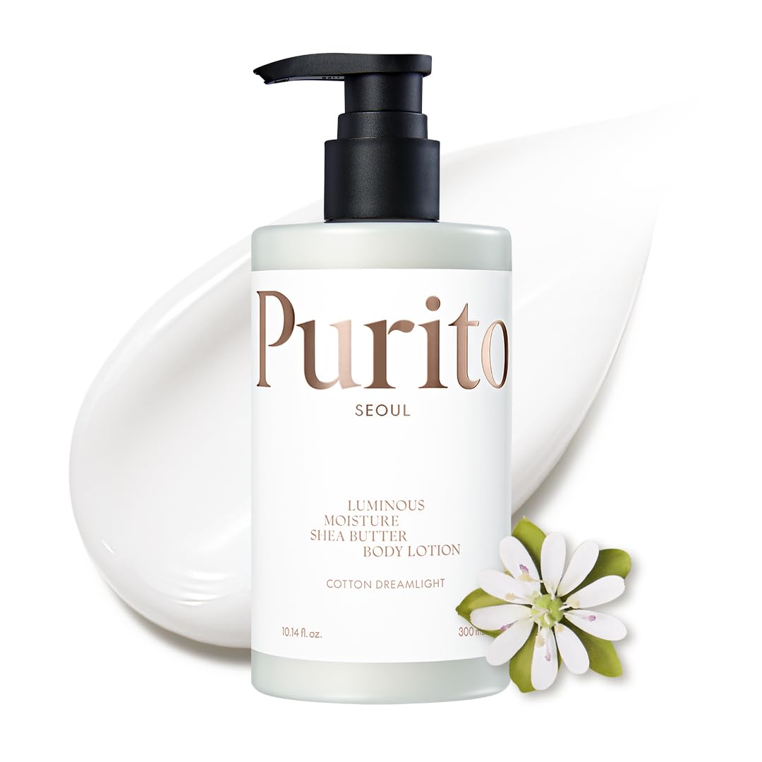 Luminous Moisture Shea Butter Body Lotion Cotton Dreamlight Purito Seoul