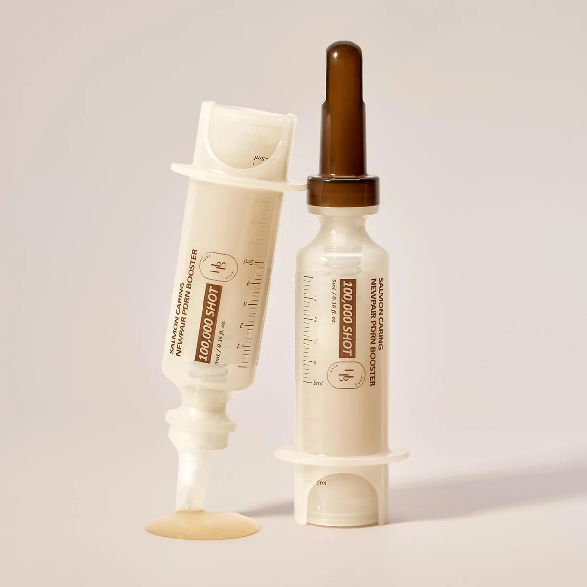 Salmon Caring Centella New Pair PDRN Booster 100,000 Shot Essence Heveblue