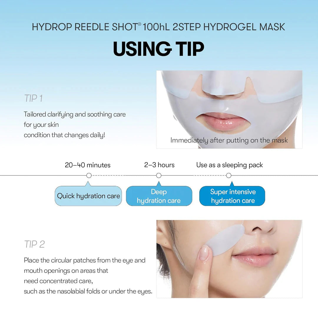 Hydrop Reedle Shot 100hL 2-Step Hydrogel Mask VT Cosmetics