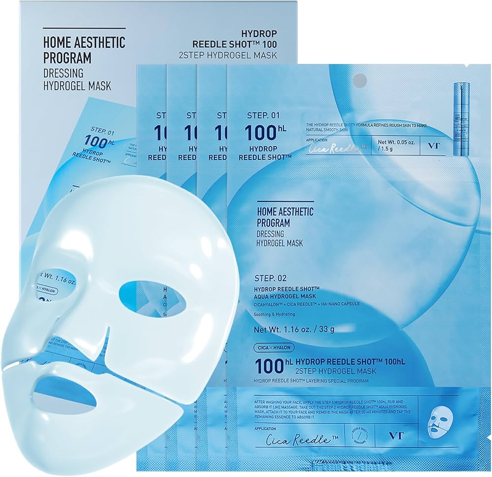 Hydrop Reedle Shot 100hL 2-Step Hydrogel Mask VT Cosmetics