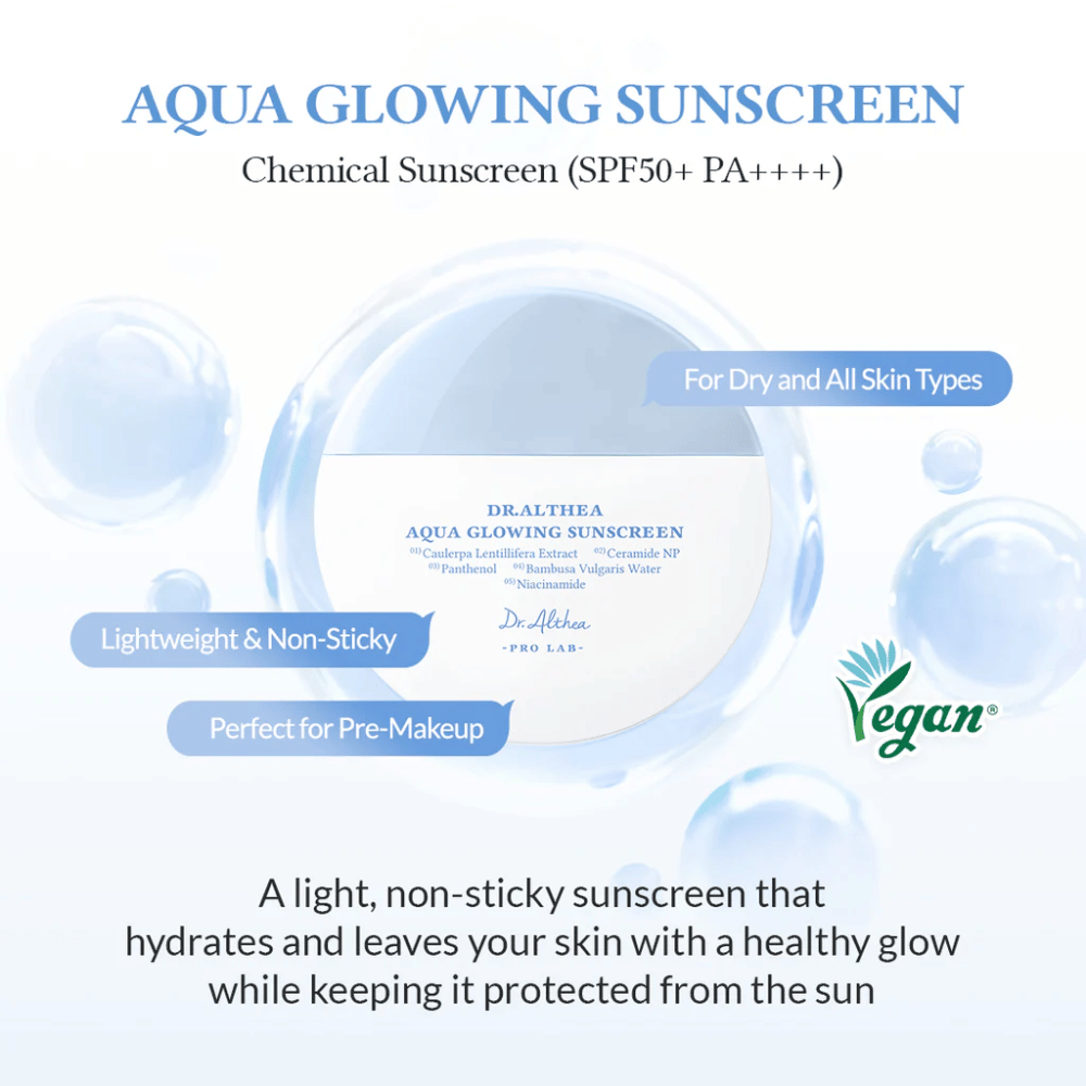 Aqua Glowing Sunscreen Dr. Althea 45ml