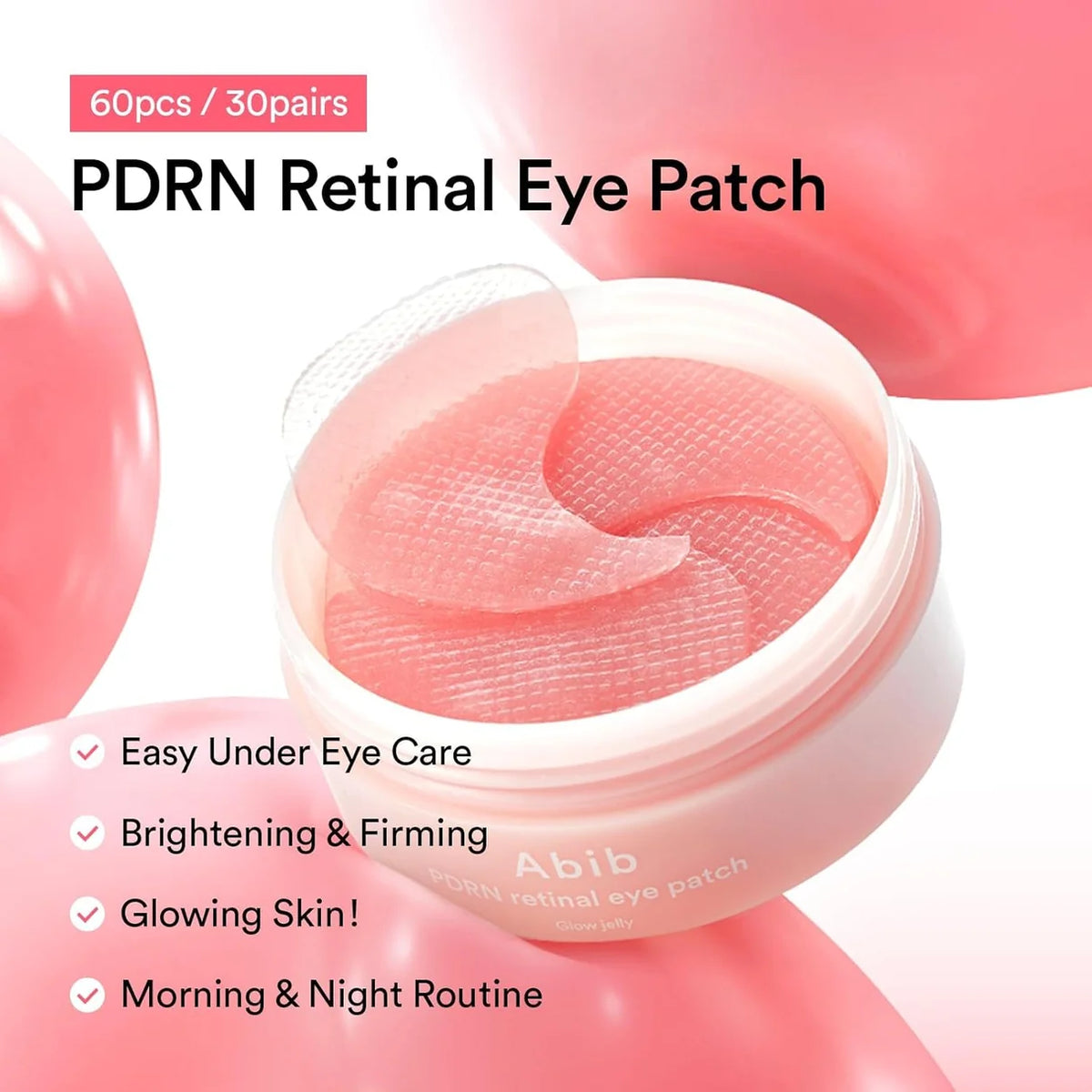 PDRN Retinal Eye Patch Glow Jelly Abib