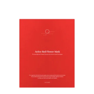 ACTIVE RED FLOWER MASK