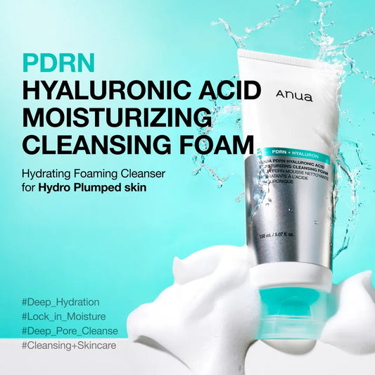 PDRN Hyaluronic Acid Moisturizing Cleansing Foam Anua