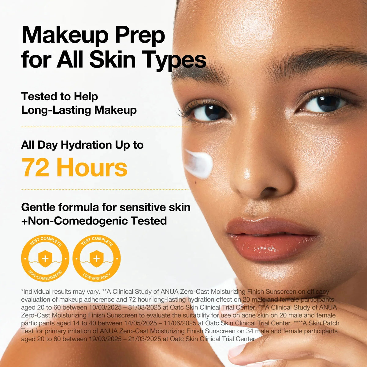 Zero-Cast Moisturizing Finish Sunscreen Anua