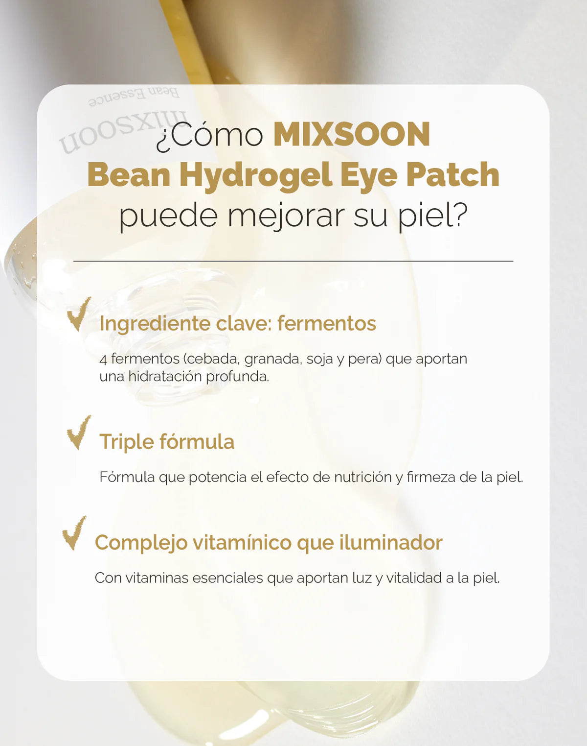Bean Hydrogel Eye Patch Mixsoon