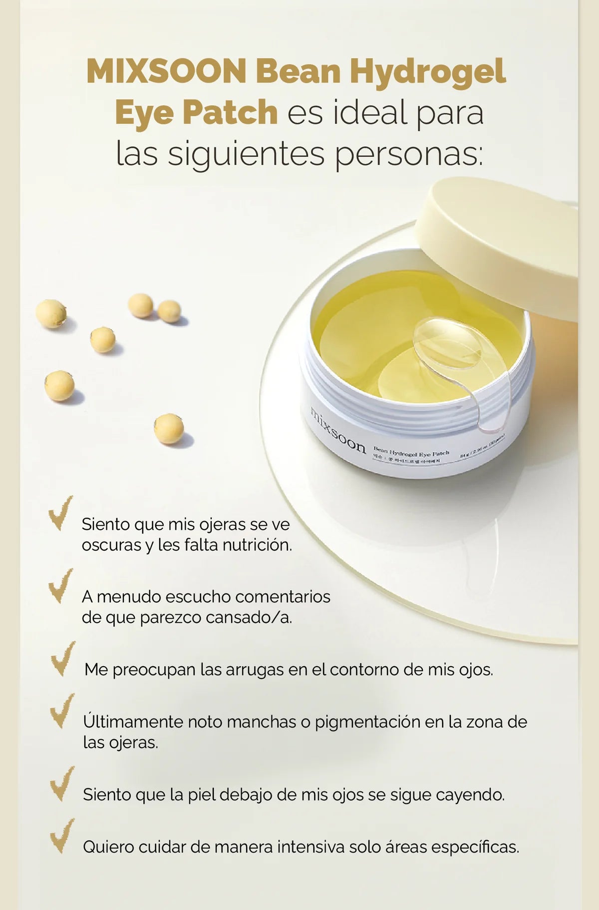 Bean Hydrogel Eye Patch Mixsoon