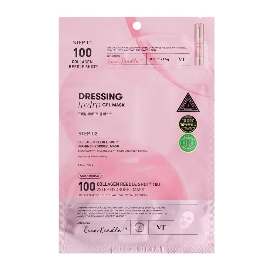 Collagen Reedle Shot 100 2Step Hydrogel Mask VT Cosmetics
