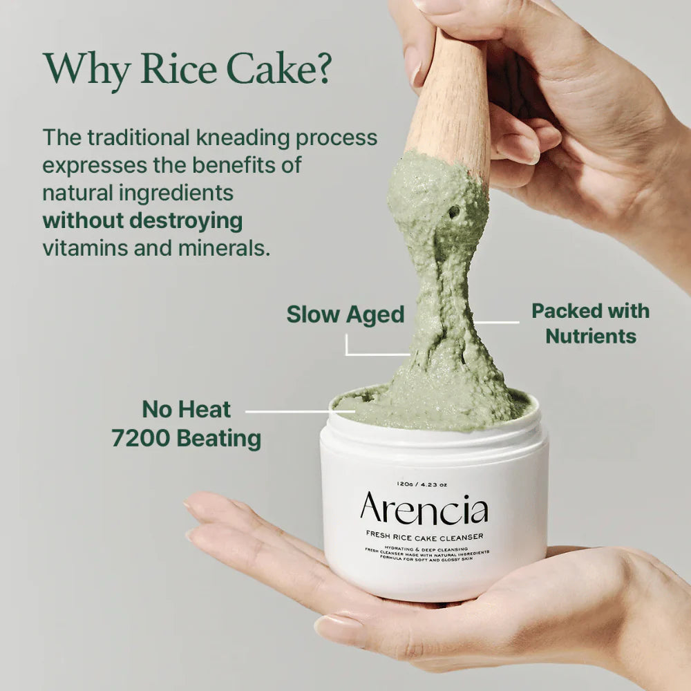 Fresh Green Rice Mochi Cleanser Arencia
