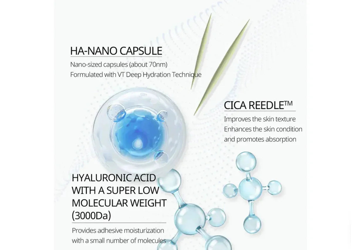 Hydrop Reedle Shot Hydrating 100hL 2 Step Mask VT Cosmetics