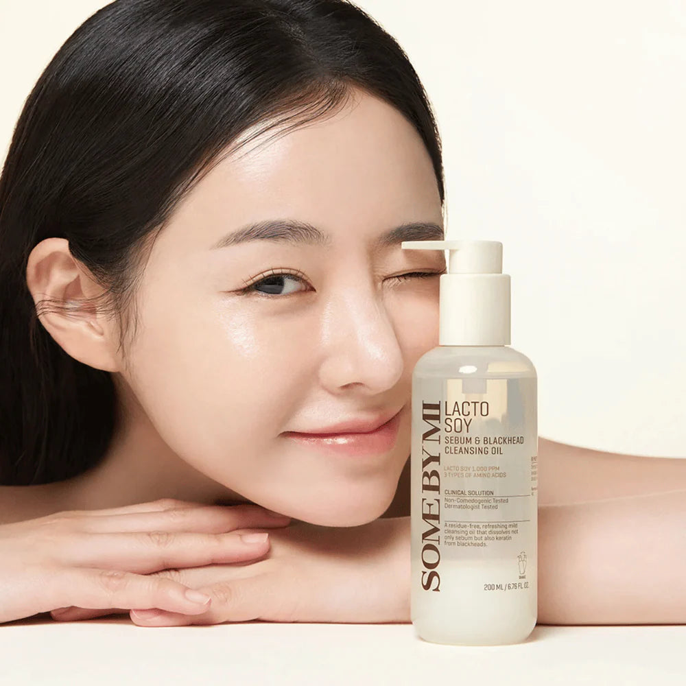 Lacto Soy Sebum & Blackhead Cleansing Oil Some By Mi