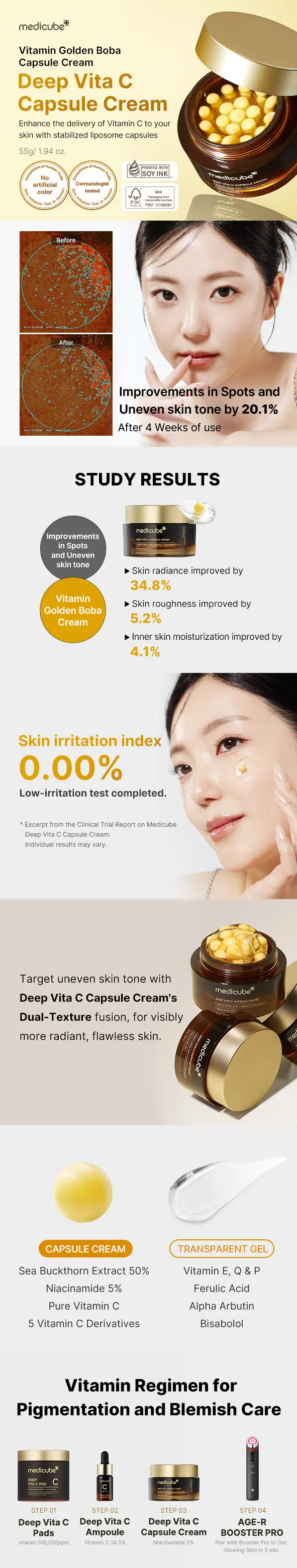 Deep Vita C Capsule Cream Medicube