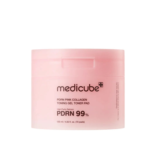 PDRN Pink Collagen Toning Gel Toner Pads Medicube