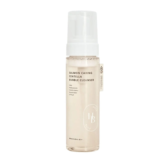 Salmon Caring Centella Bubble Cleanser Heveblue