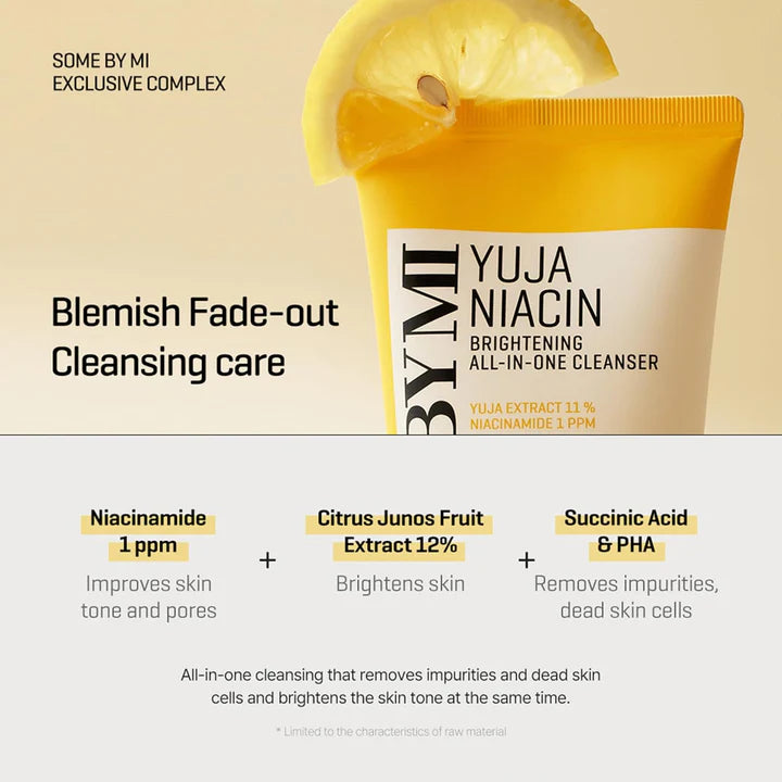 Yuja Niacin Brightening All in One Cleanser Some By Mi