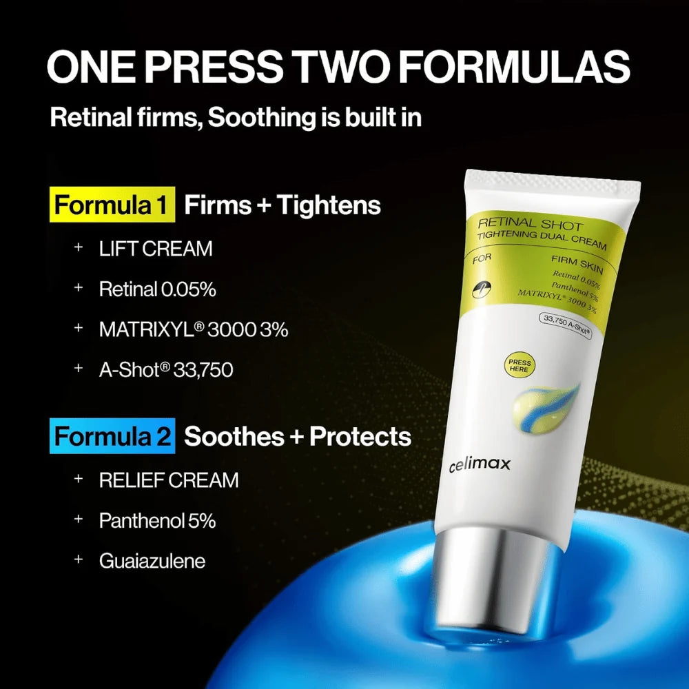 Retinal Shot Tightening Dual Cream Celimax
