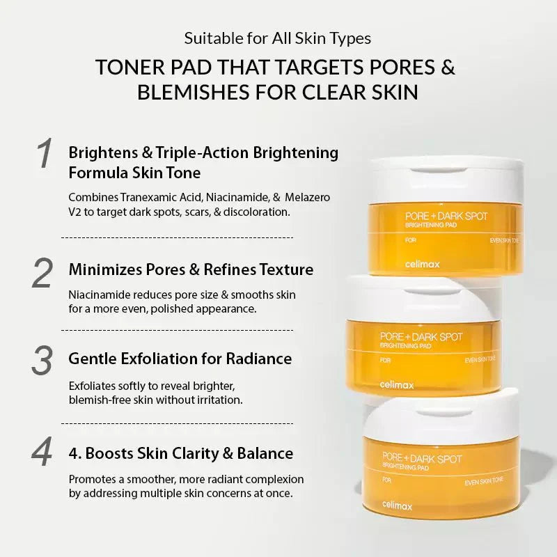 Pore+Dark Spot Brightening Pad Celimax