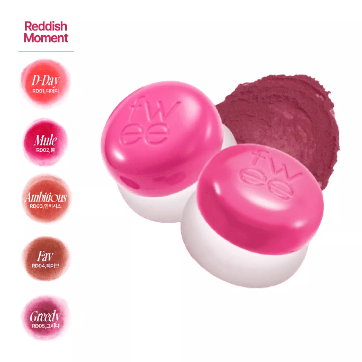 Lip&Cheek Blurry Pudding Pot Fwee