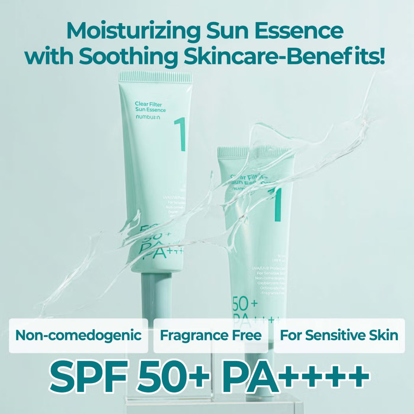 Numbuzin No.1 Clear Filter Sun Essence SPF50+ PA++++