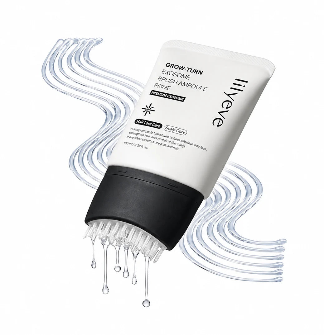 Grow:Turn Exosome Brush Ampoule Prime For Hair Strength Lilyeve