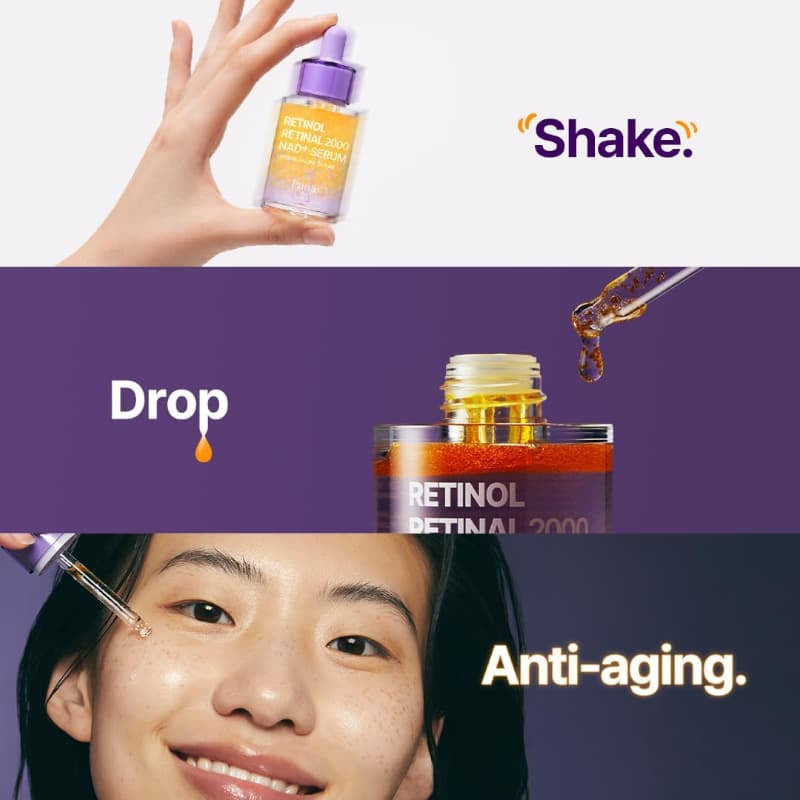 Retinol Retinal 2000 NAD+ Serum Purito