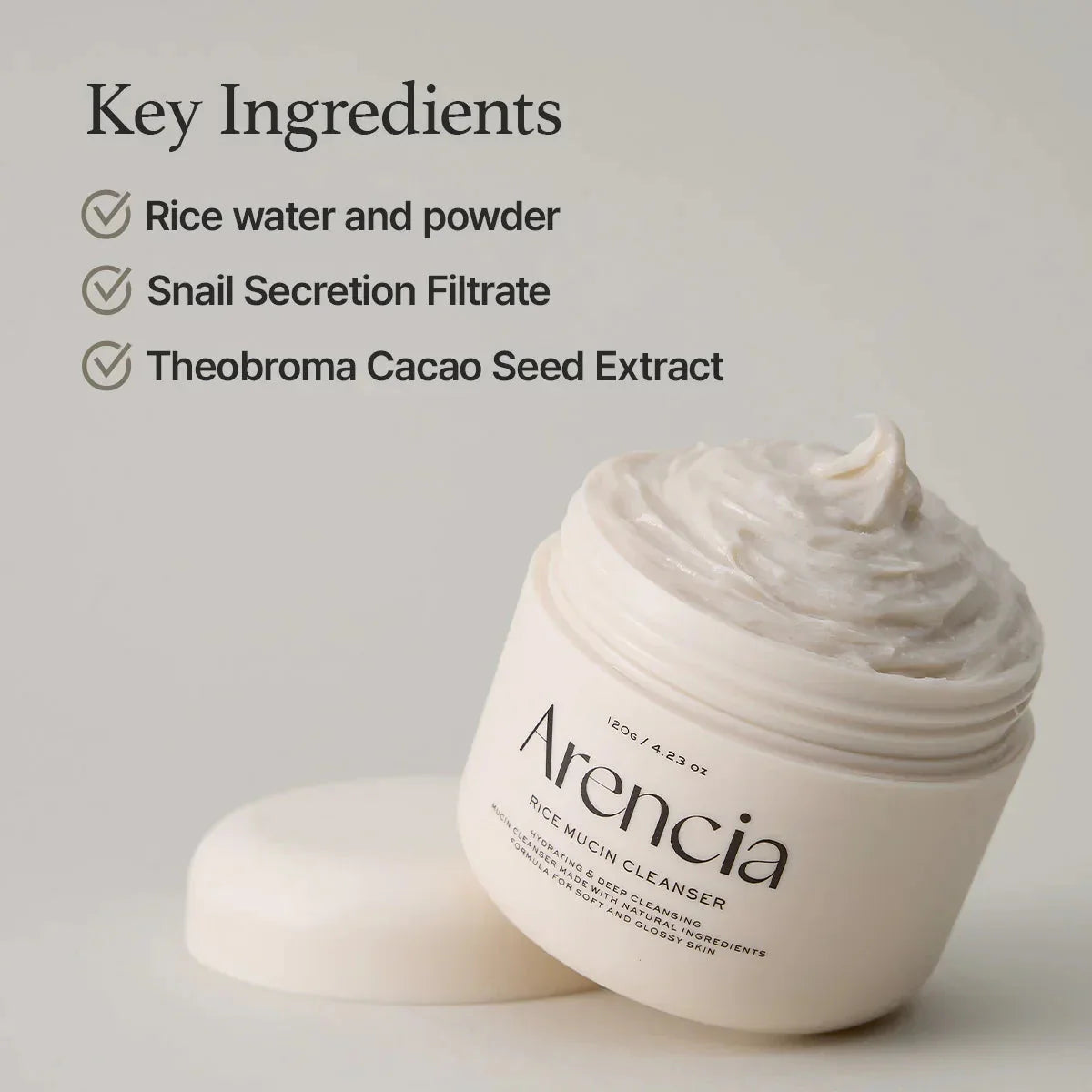 Rice Mucin Cleanser Arencia